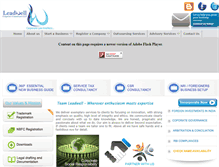 Tablet Screenshot of leadwellconsultants.com